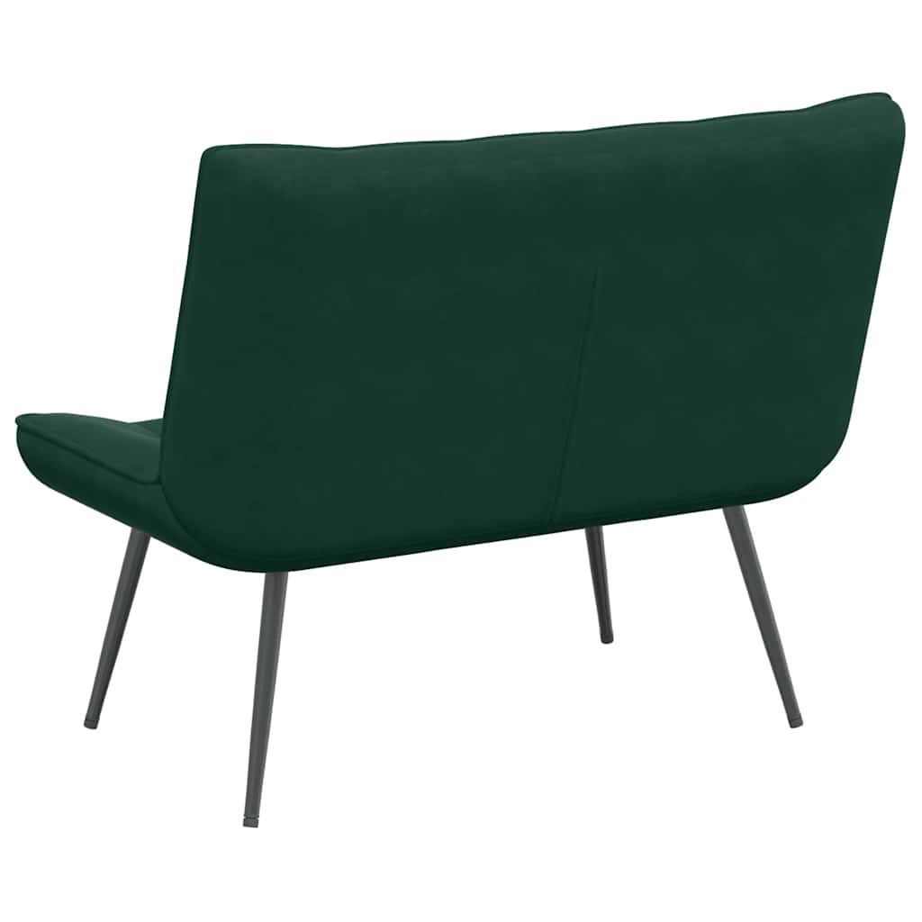 Sitzbank Hellgrau 110x74x84 cm Samt