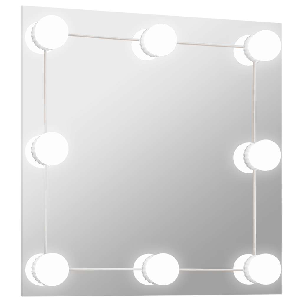 Wandspiegel 40 x 40 cm Quadratisch Glas