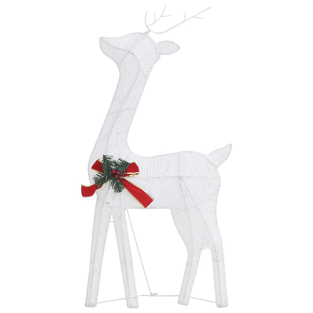 Weihnachtsdeko LED Rentiere 270x7x90 cm Golden Warmweiß