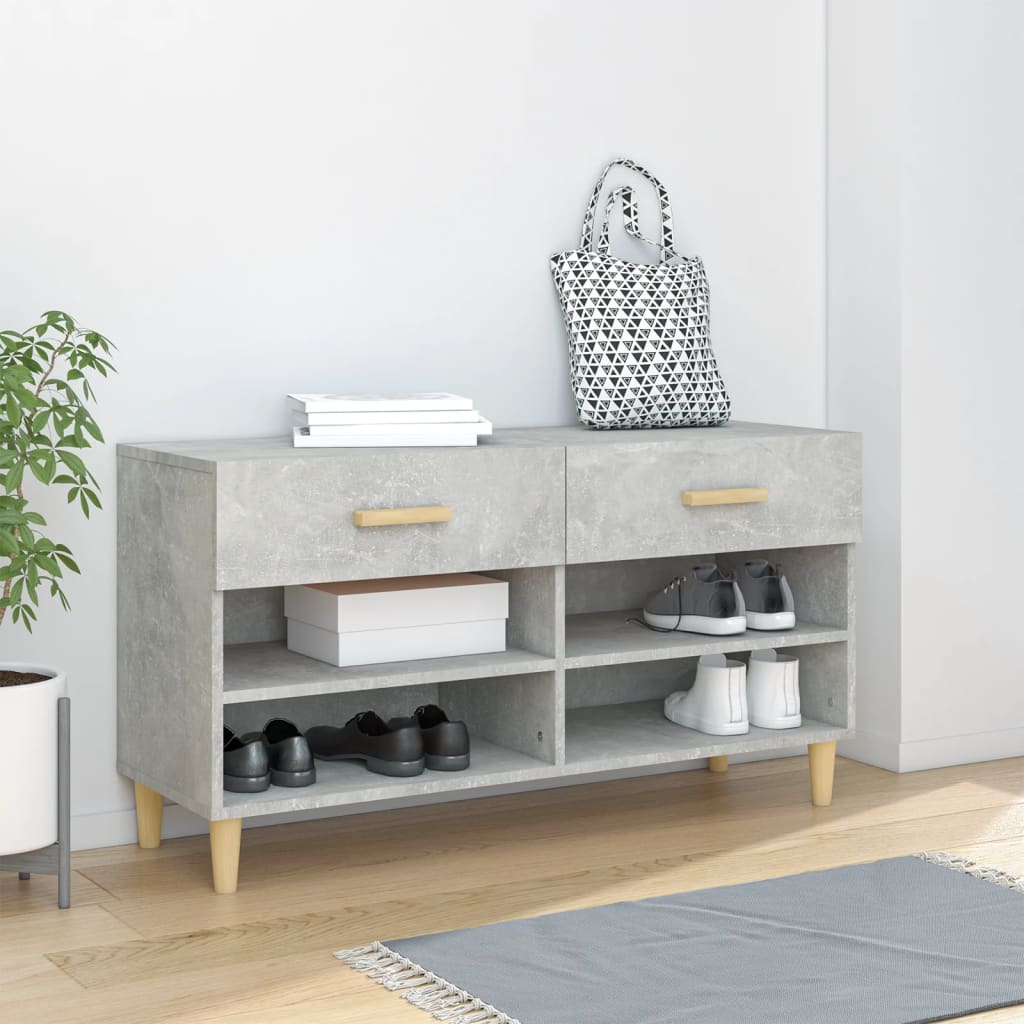 Schuhschrank Weiß 102x35x55 cm Holzwerkstoff