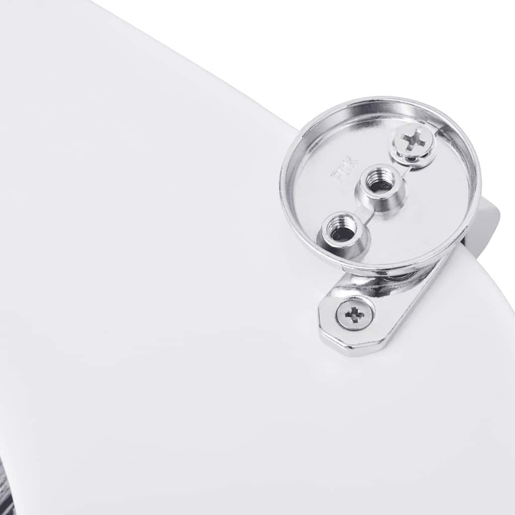 Toilettensitz MDF Deckel Schlichtes Design Weiß