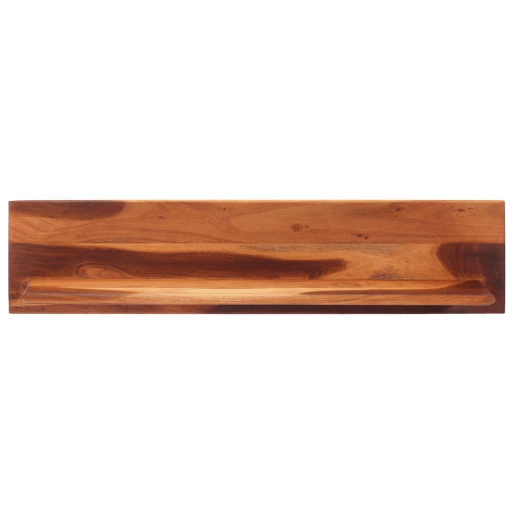 Wandregale 2 Stk. 58x26x20 cm Massivholz Akazie