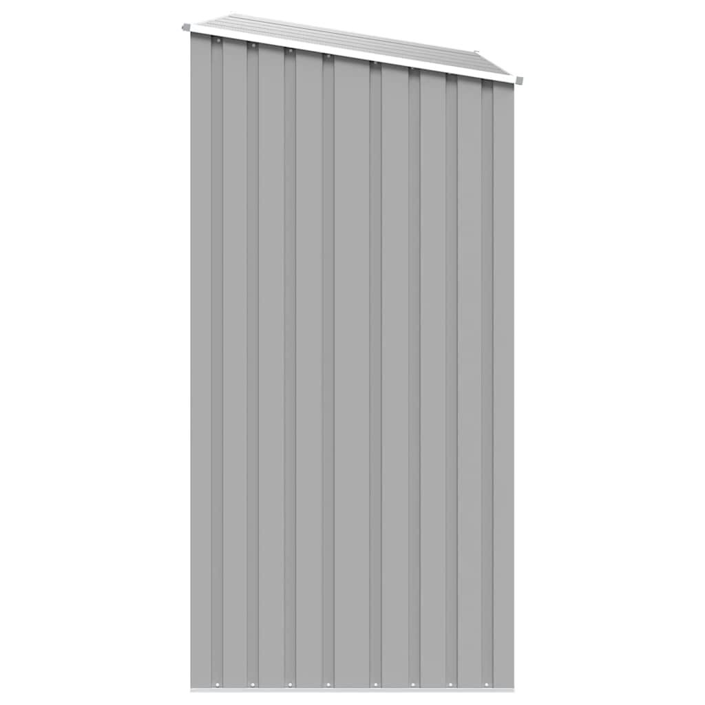 Garten Brennholzlager Grün 245x98x159 cm Verzinkter Stahl