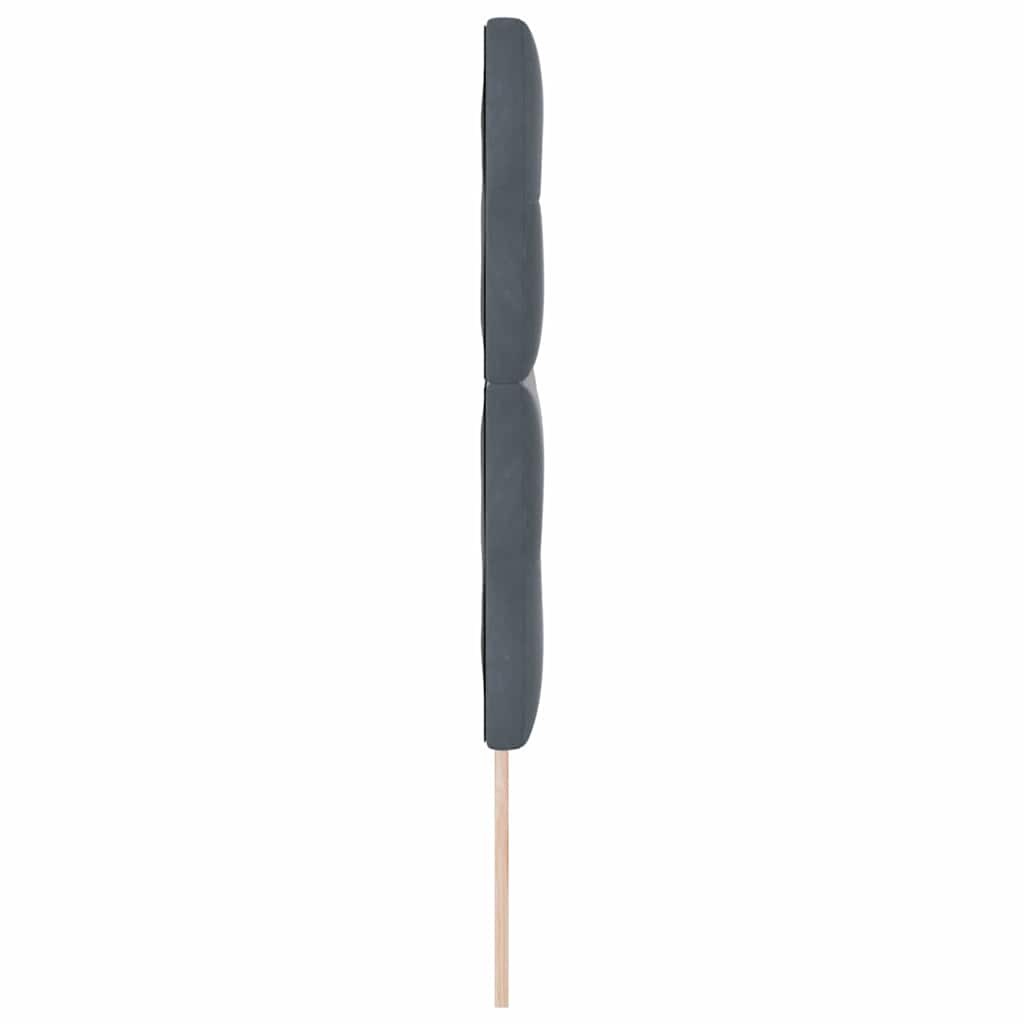Kopfteil Hellgrau 80 cm Samt