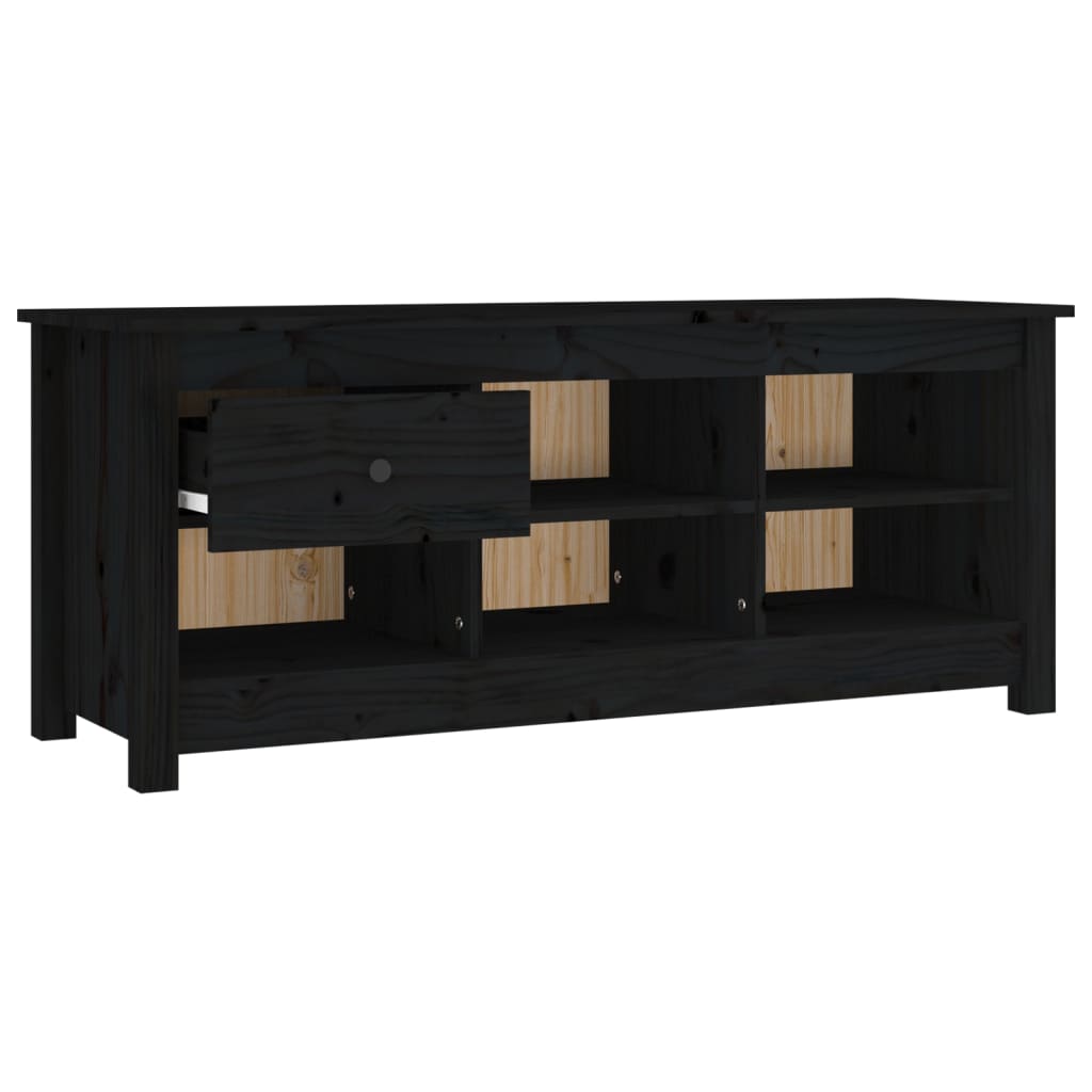 Schuhschrank 110x38x45,5 cm Massivholz Kiefer