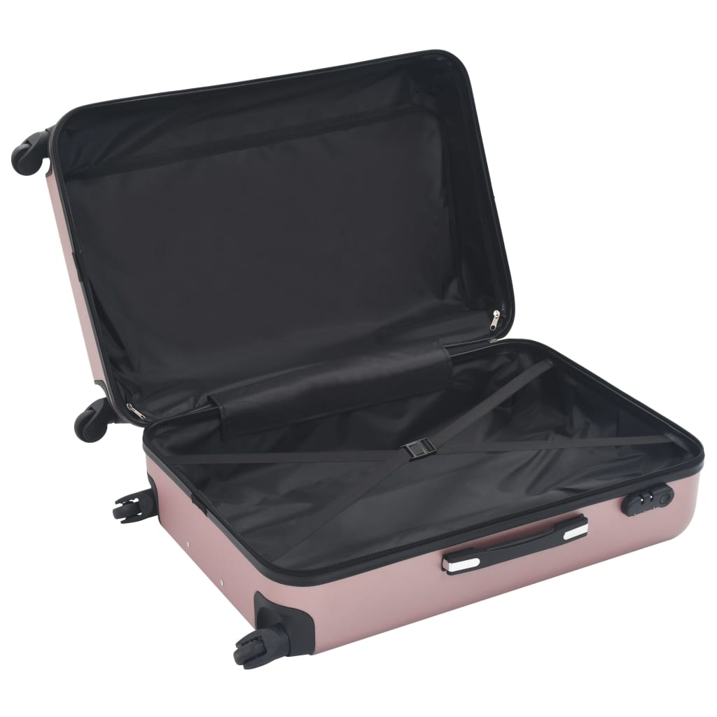 Hartschalen-Trolley-Set 3 Stk. Blau ABS