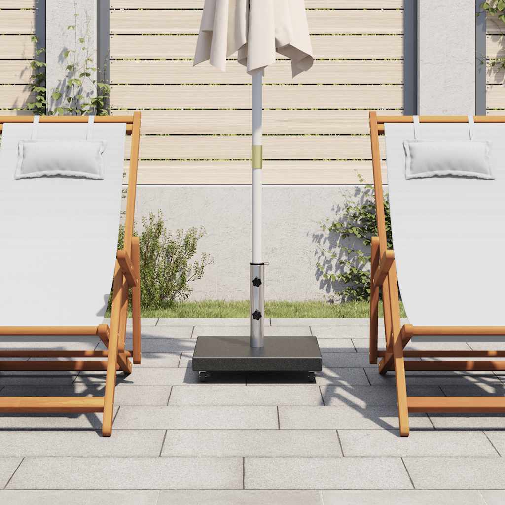 Sonnenschirmständer Granit 30 kg Quadrat Grau