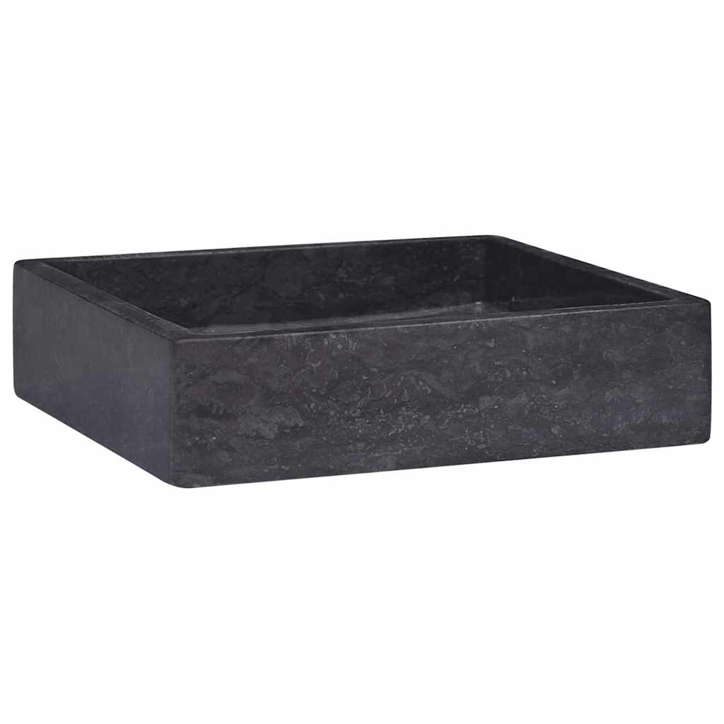 Waschbecken Creme 40x40x10 cm Marmor