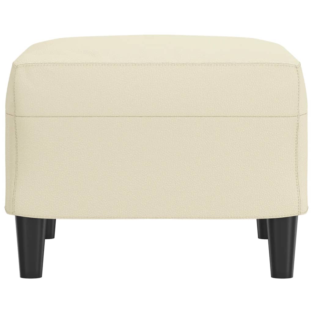 Fußhocker Schwarz 60x50x41 cm Kunstleder