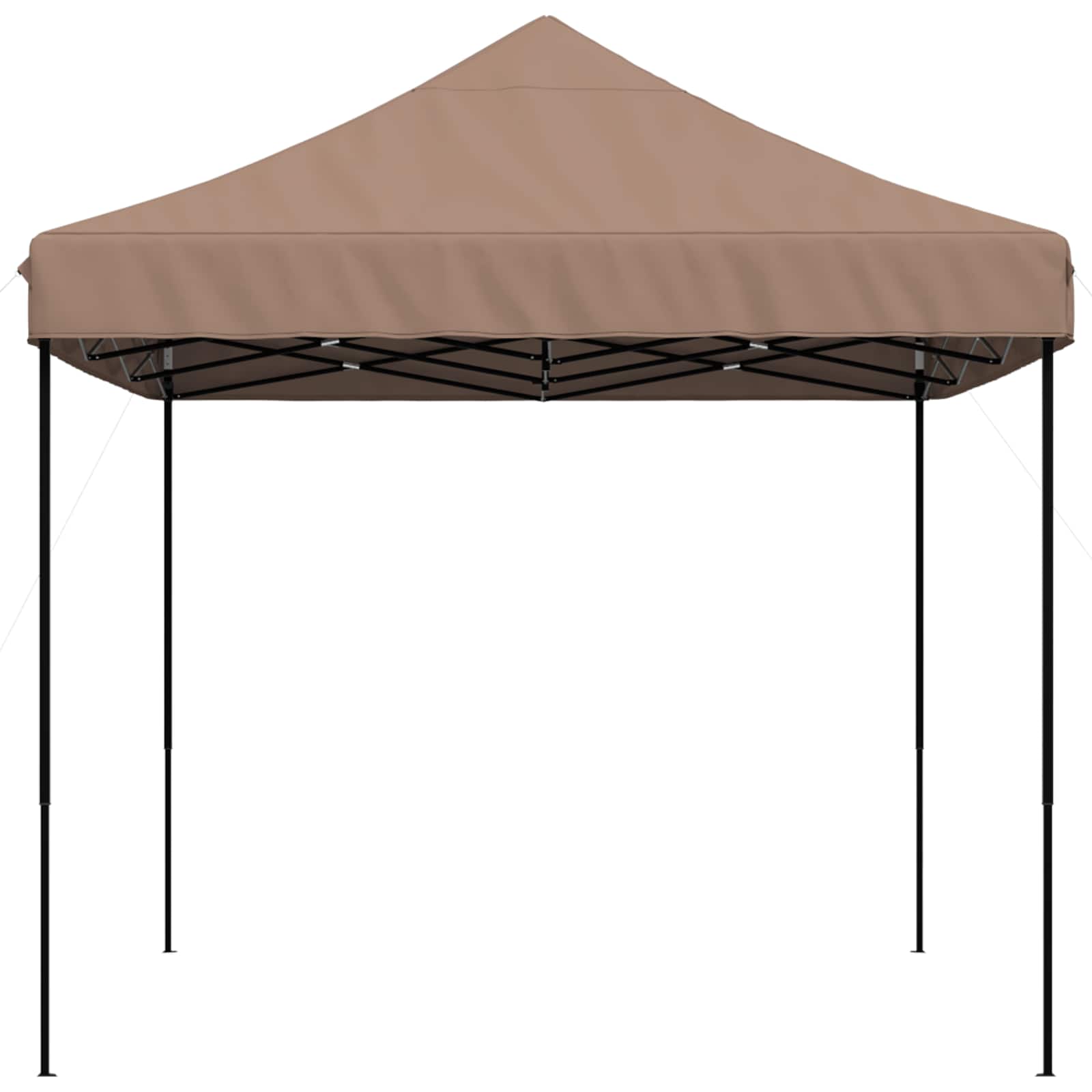 Partyzelt Faltbar Pop-Up Beige 410x279x315 cm