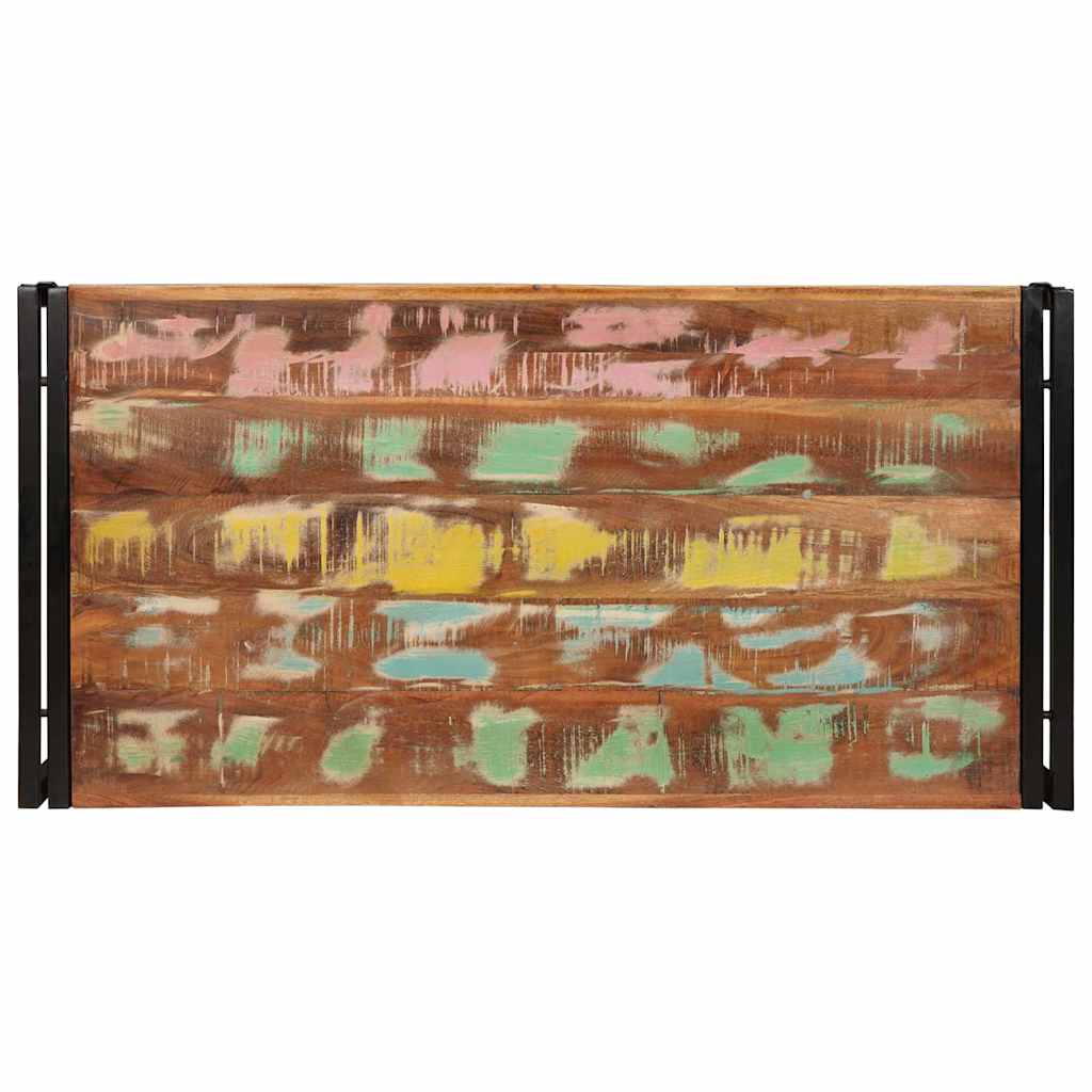 Badregal für Braun 40 x 50 x 23 cm Massives rohes Mangoholz