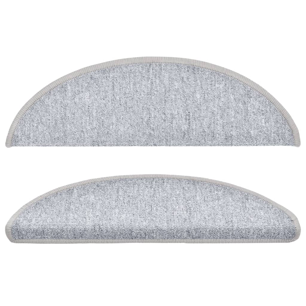 Stufenmatten 15 Stk. 56x17x3 cm Anthrazit Halbrund