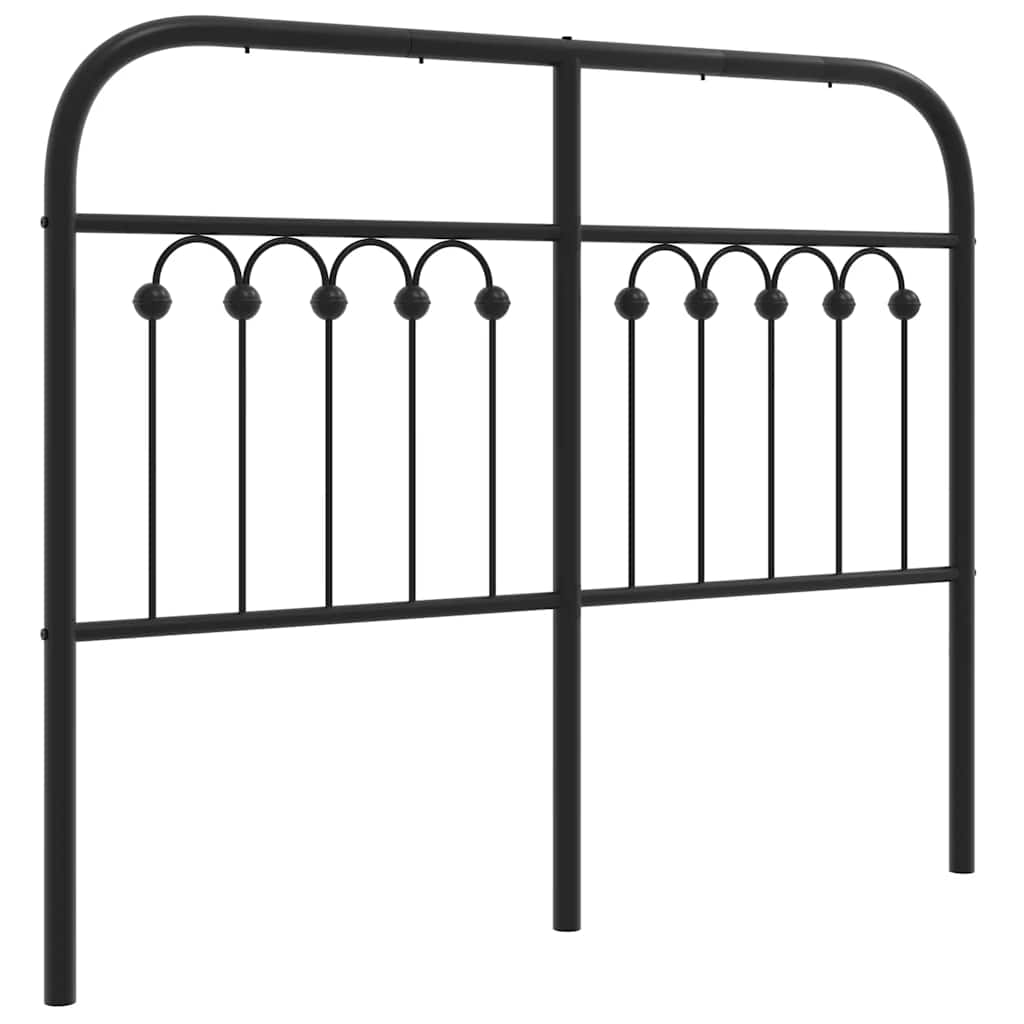 Ersatz-Kopfteil Metall Schwarz 75 cm