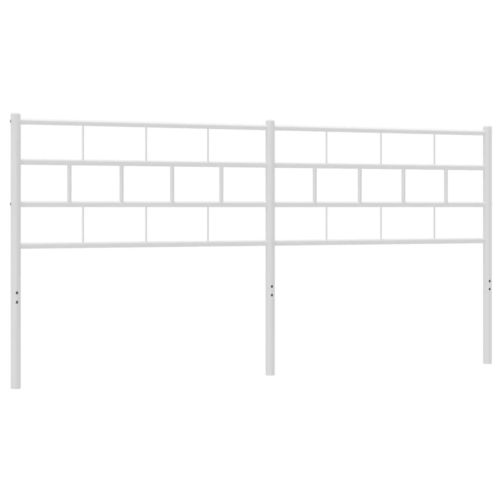 Ersatz-Kopfteil Metall Schwarz 100 cm