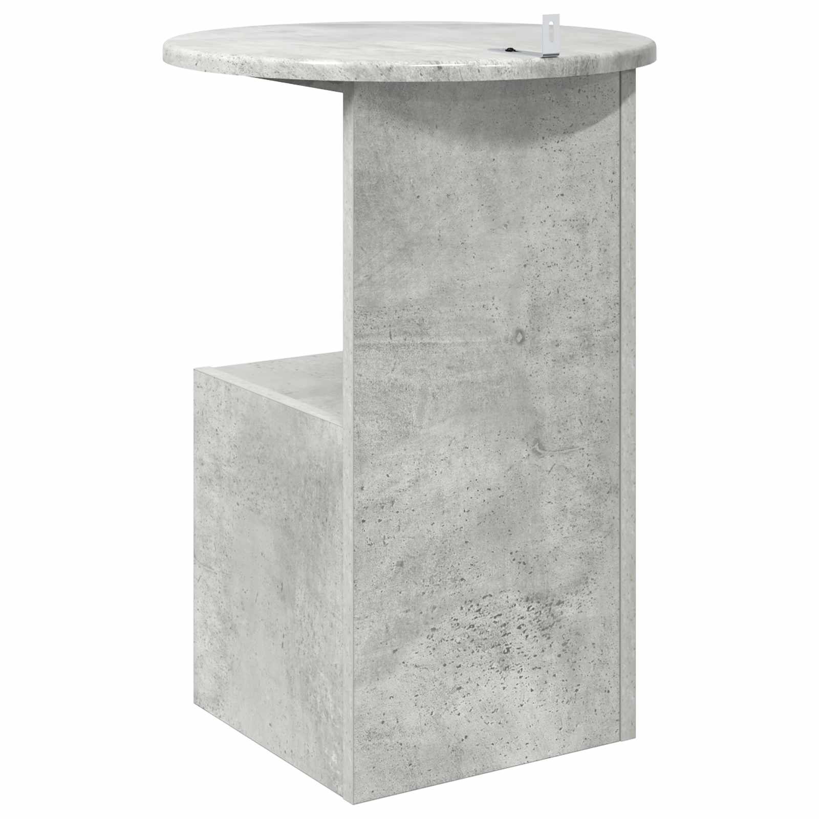 Beistelltisch Weiß Ø 39,5 x 55 cm Holzwerkstoff