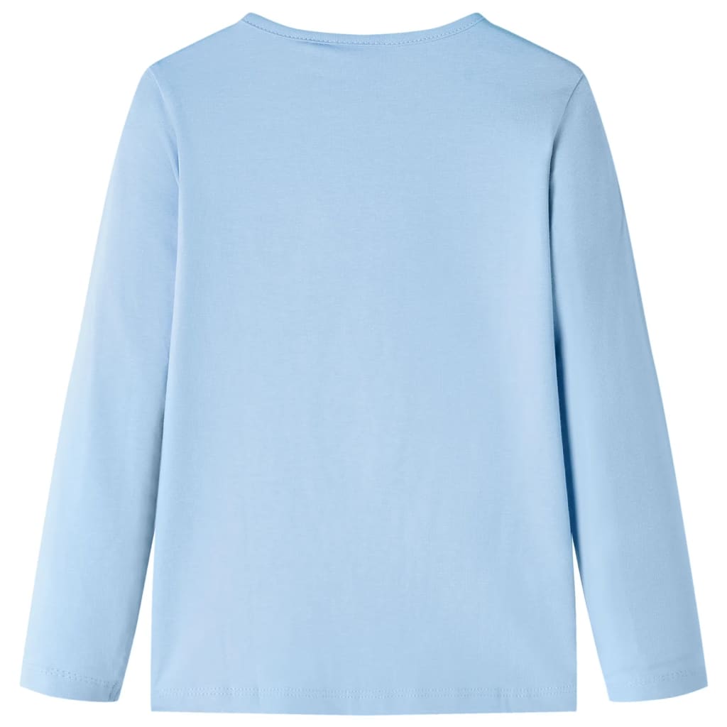 Kinder-Langarmshirt Marineblau 92