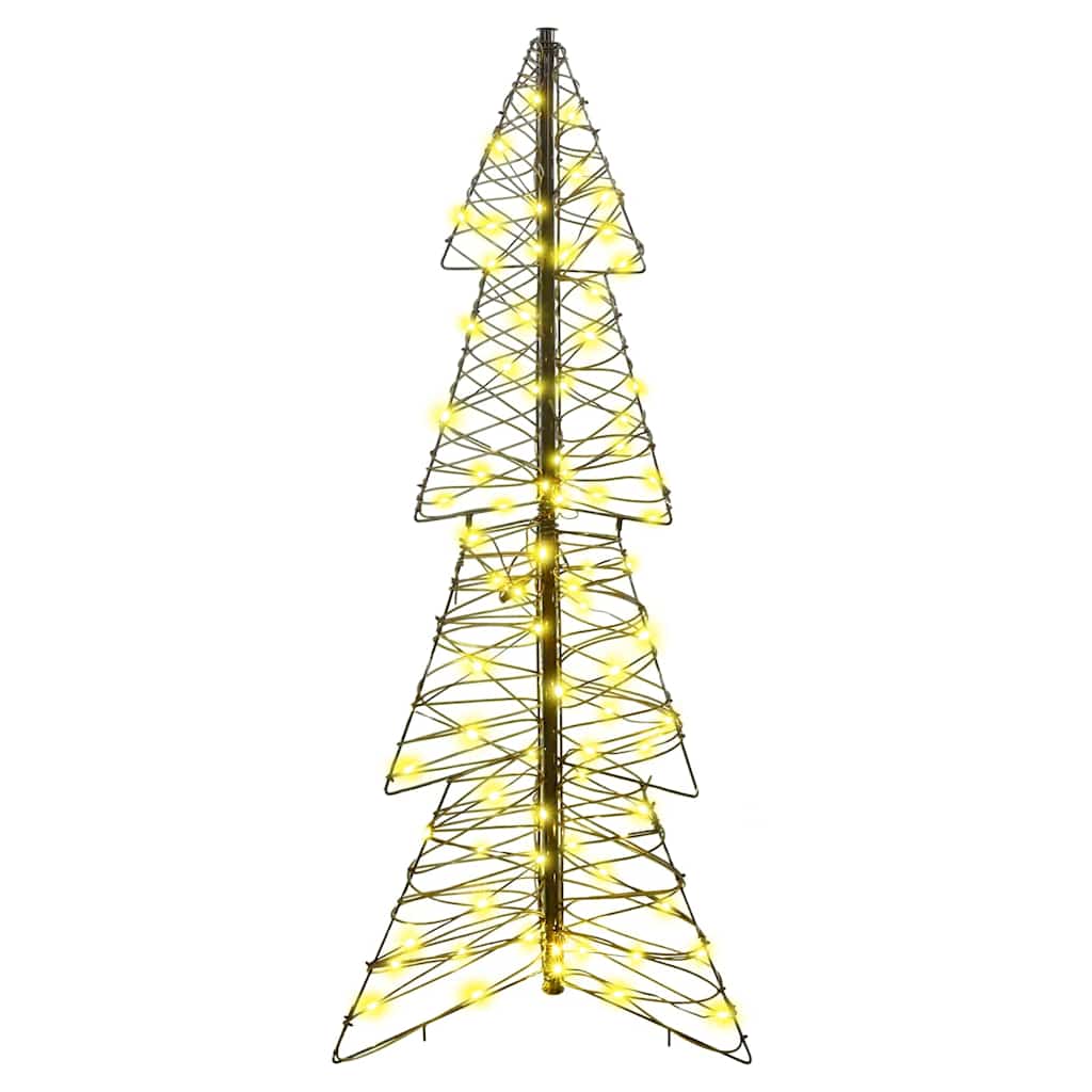 Weihnachtsbaum mit 100 LEDs Warmes Weiß 120 cm PET