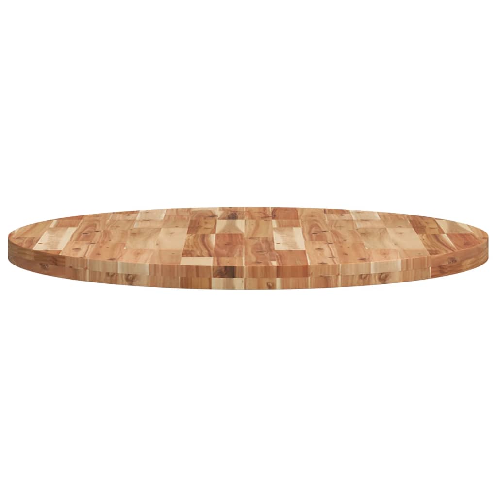Tischplatte Rund Ø40x2 cm Massivholz Akazie