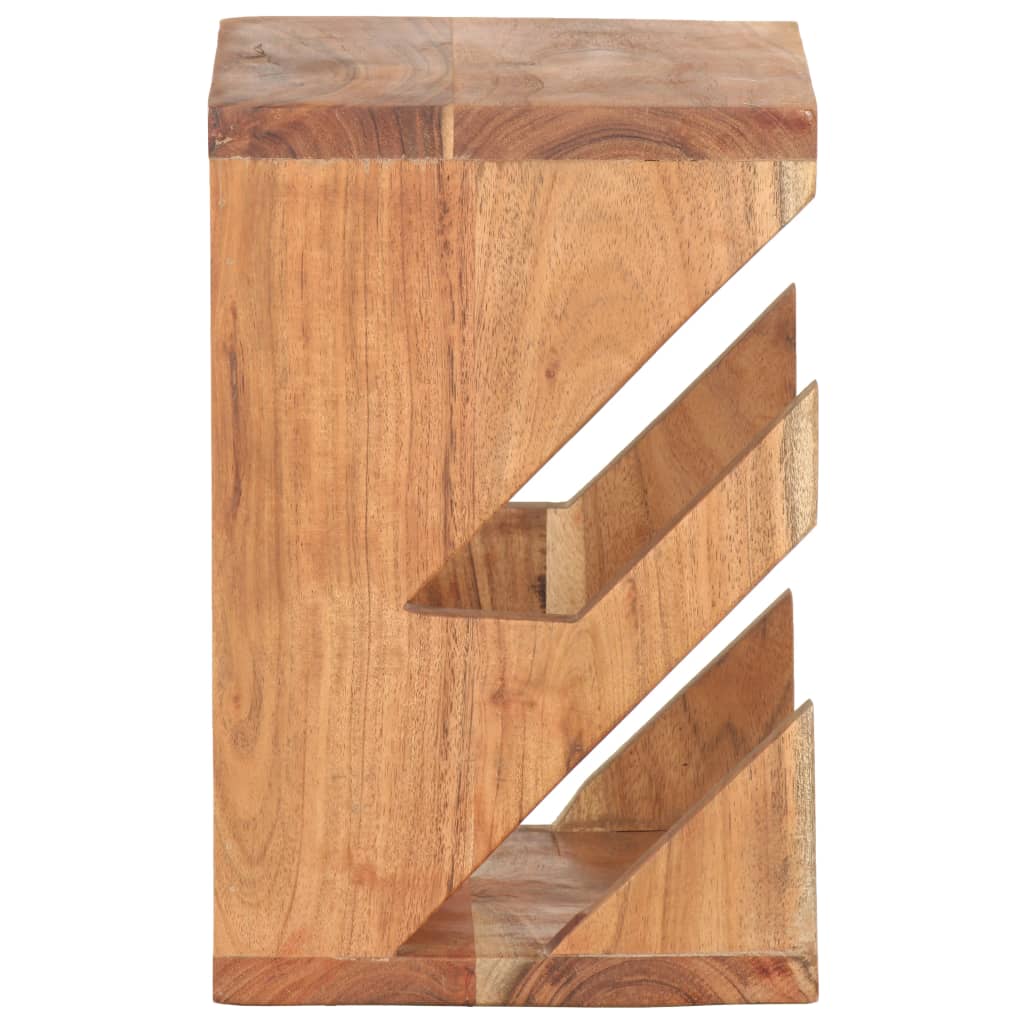 Skateboard Wandhalter 25x20x30 cm Recyceltes Massivholz
