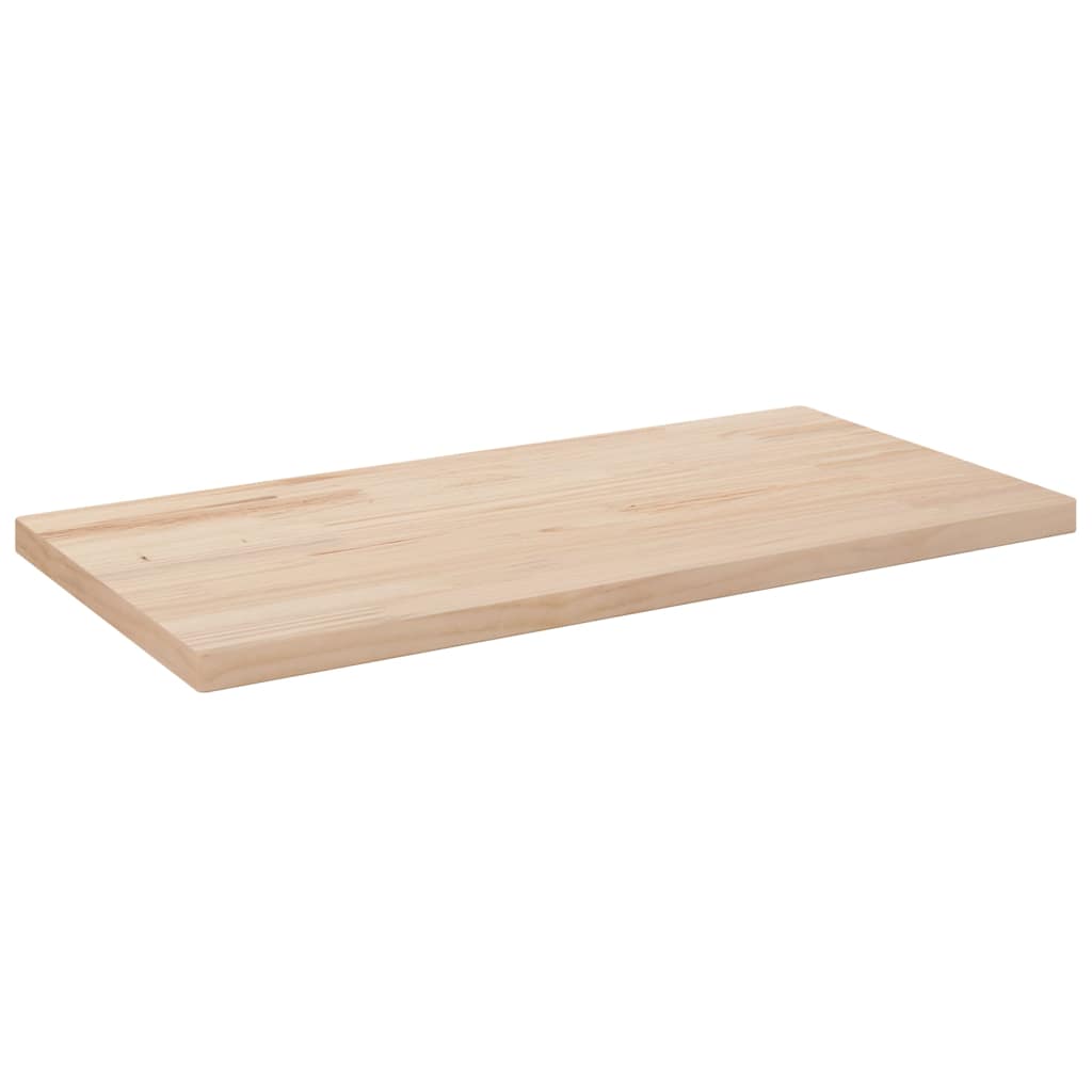 Tischplatte Weiß 40x40x2,5 cm Massivholz Kiefer Quadratisch