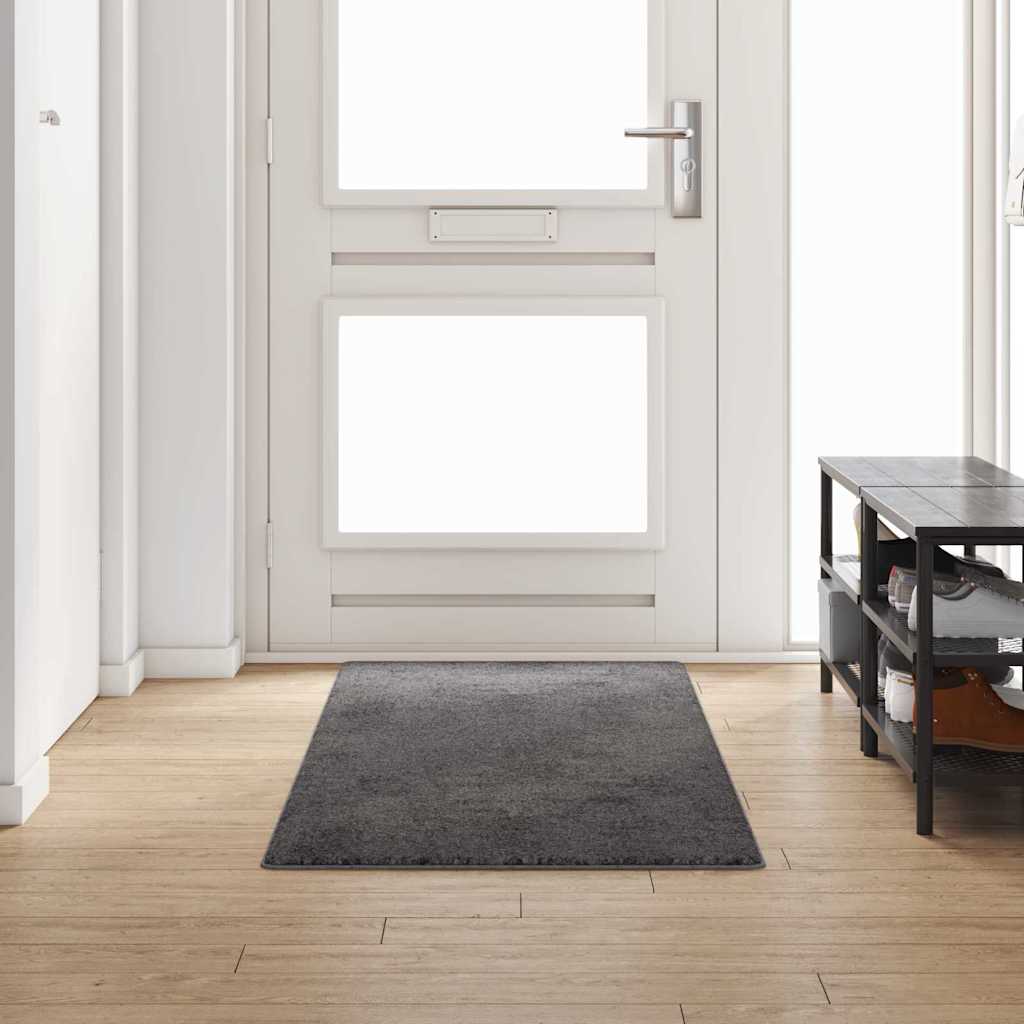 Teppichläufer Grau 50 x 100 cm 100% Polypropylen Tuft