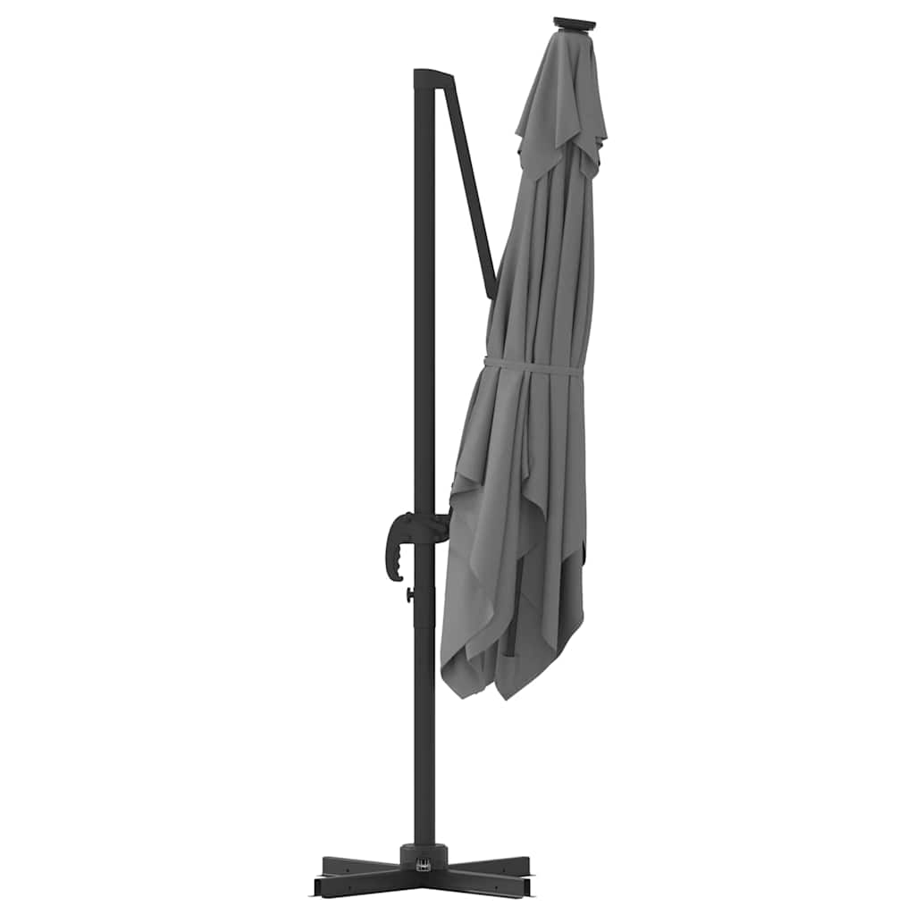 Roma Parasol Beige 286 x 284 x 265 cm Aluminium und Polyester