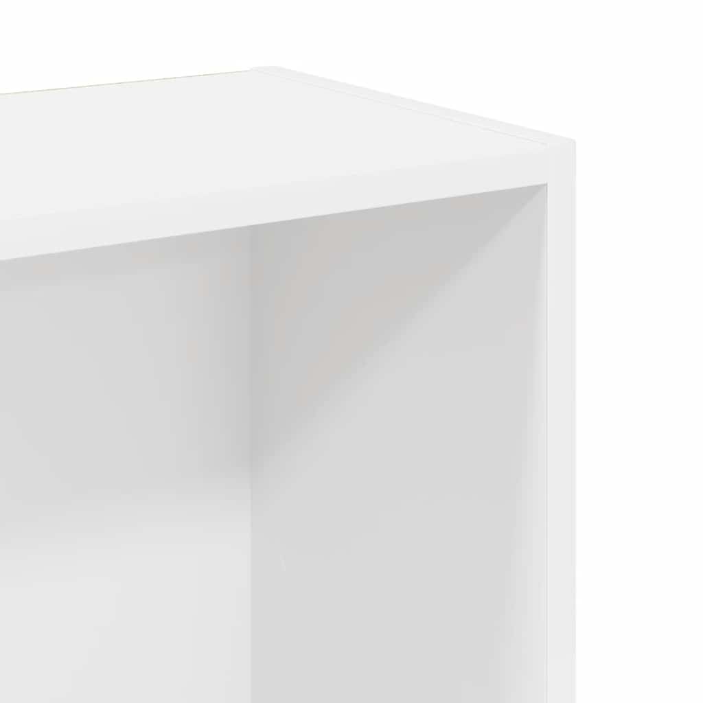 Bücherregal Weiß 40x24x75 cm Holzwerkstoff