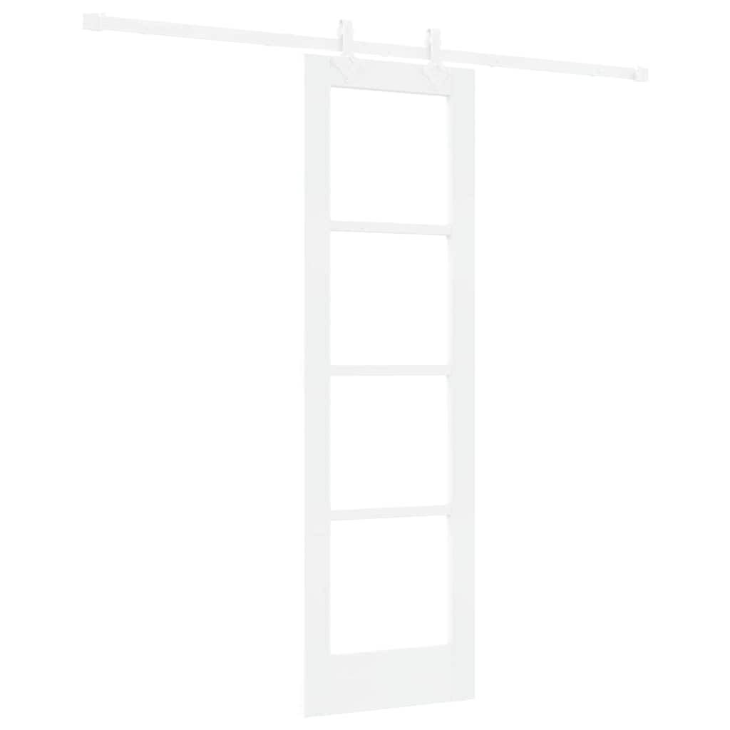 Schiebetür ORKDAL Natürlich und Schwarz 61 x 198,5 cm