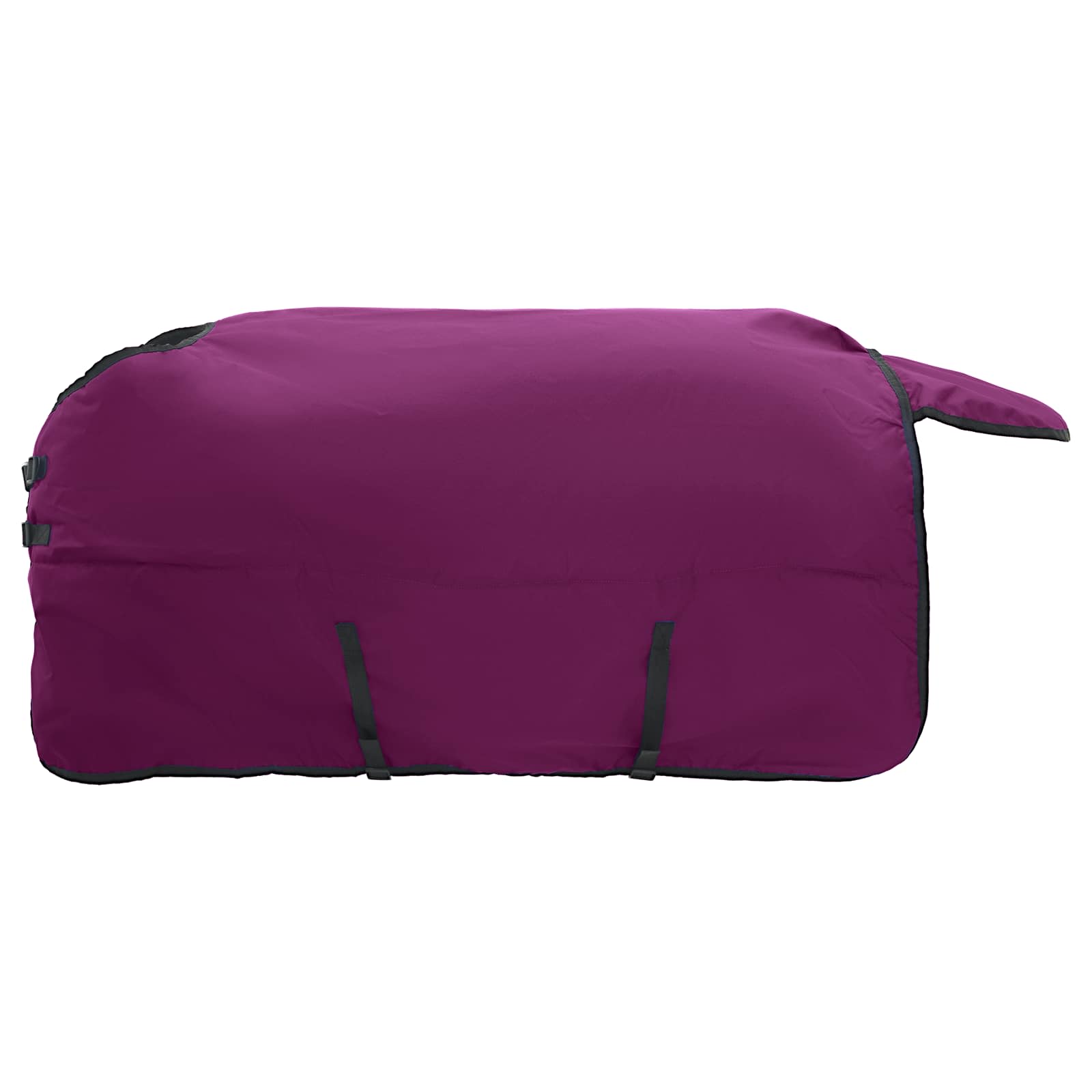 Pferdedecke Dunkelgrün und Schwarz 75 cm Polyester