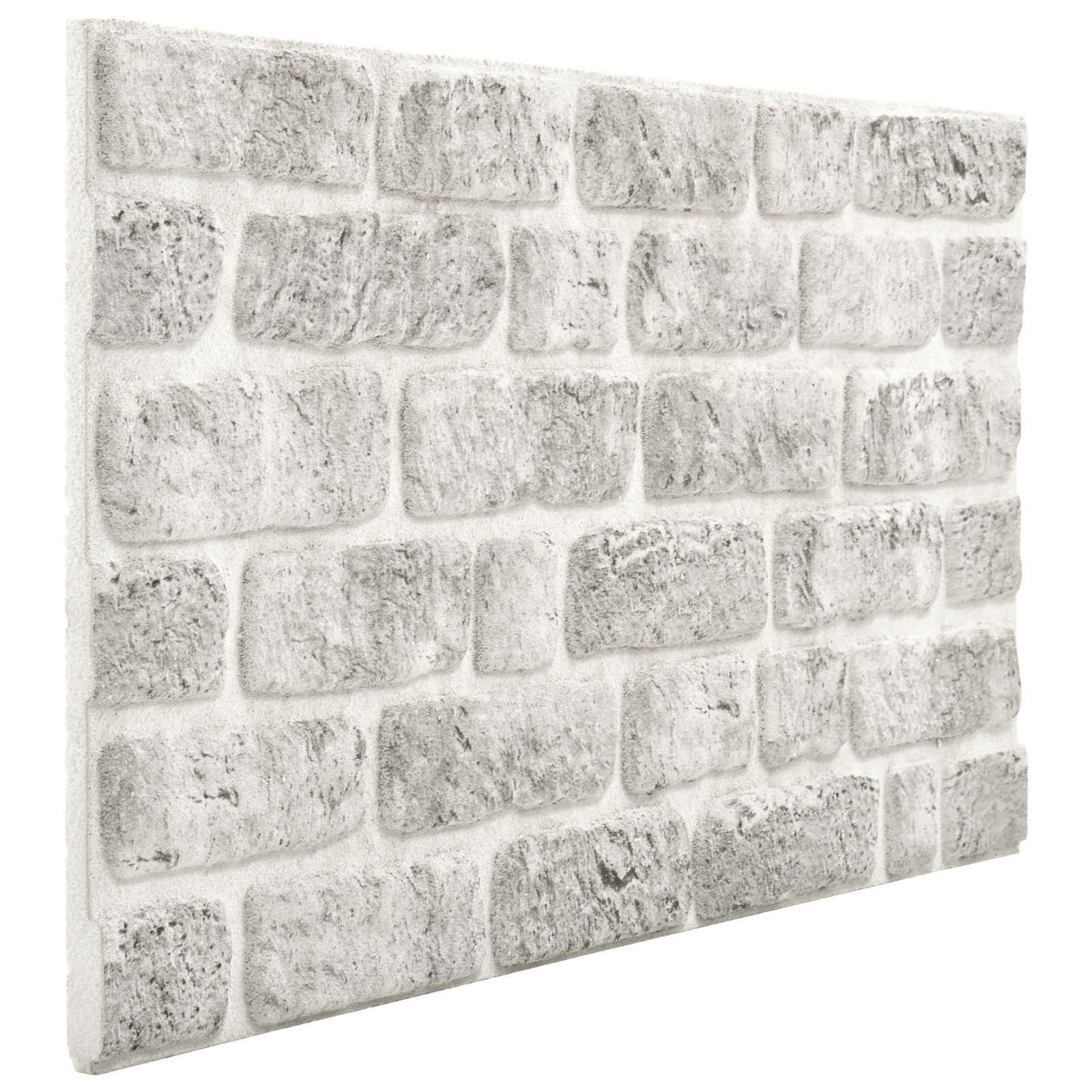 Wandpaneele 10 pcs Ziegel 100 x 50 cm EPS-Schaum