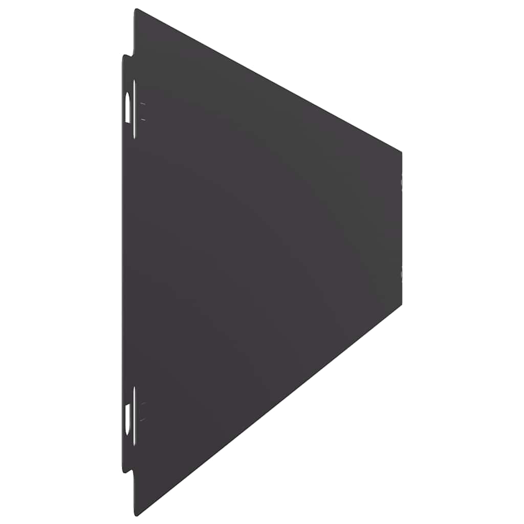 Raseneinfassung 10 pcs 10 x 103 cm Wetterfeststahl Rostig