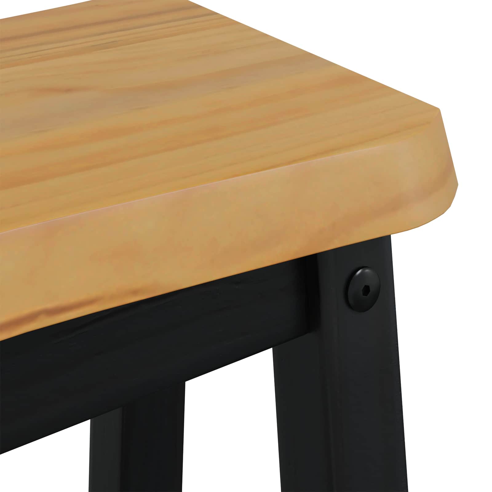 Hoher Barhocker EKAI 2 pcs Schwarz 40 x 29 x 63 cm