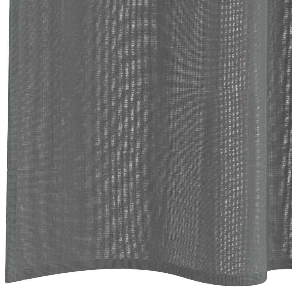 Voile Vorhänge mit Ösen 2 Stk. Apfelgrün 140x140 cm