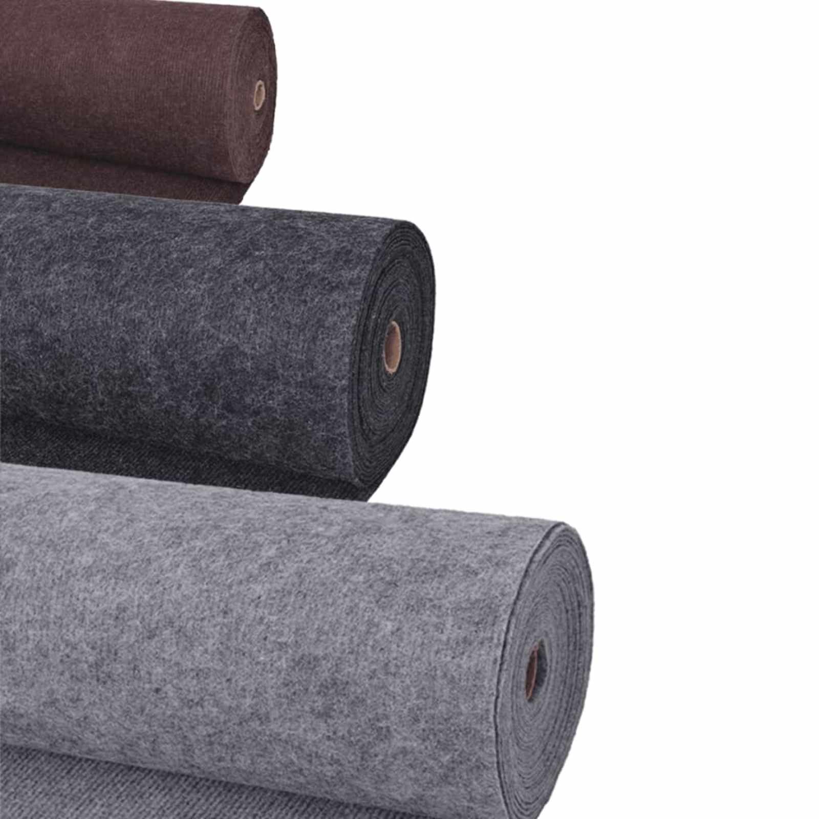 Teppich Anthrazit 1,2 x 10 m Polyester