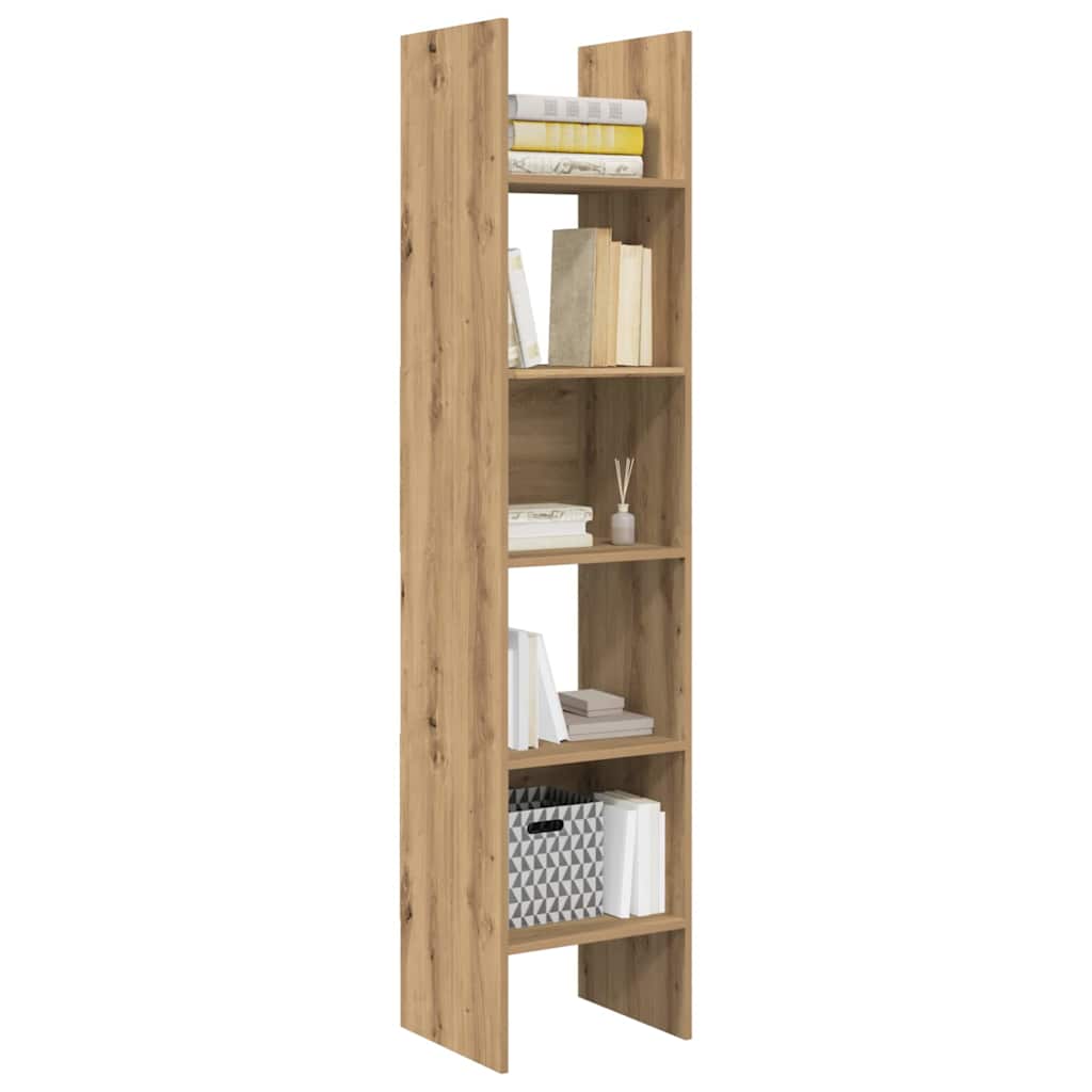 Bücherregal Weiß 40x35x180 cm Holzwerkstoff