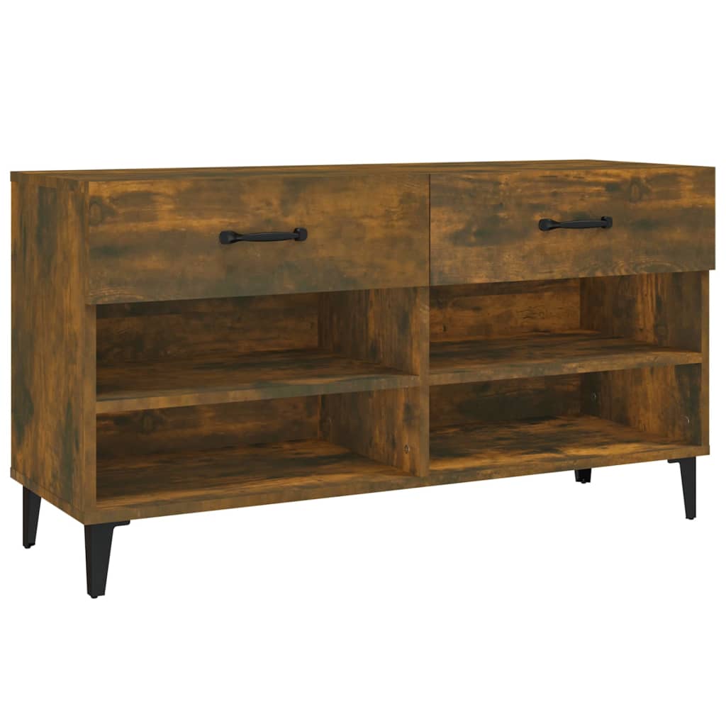 Schuhschrank Weiß 102x35x55 cm Holzwerkstoff