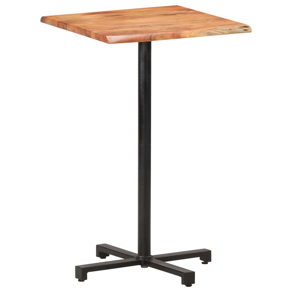 Bistrotisch Rund Ø60x75 cm Raues Mangoholz