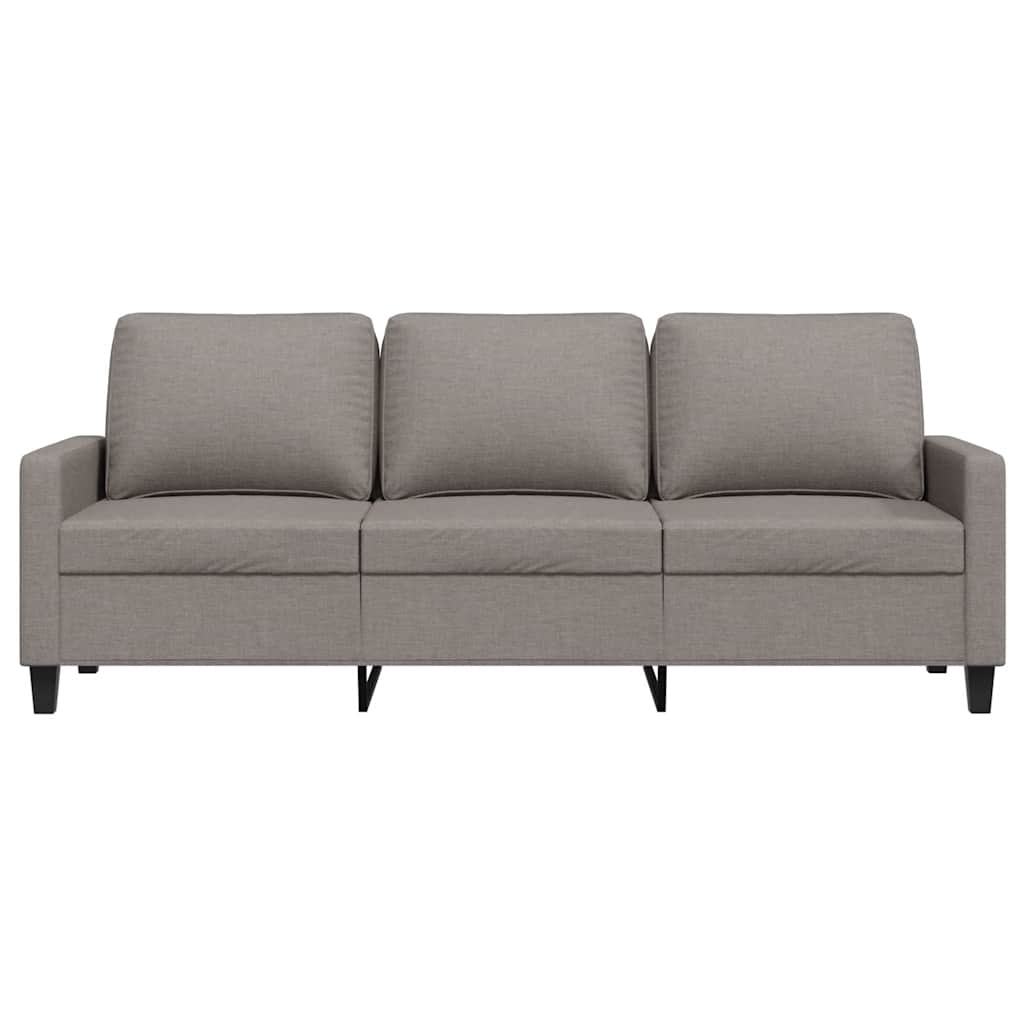 3-Sitzer-Sofa Hellgrau 180 cm Stoff