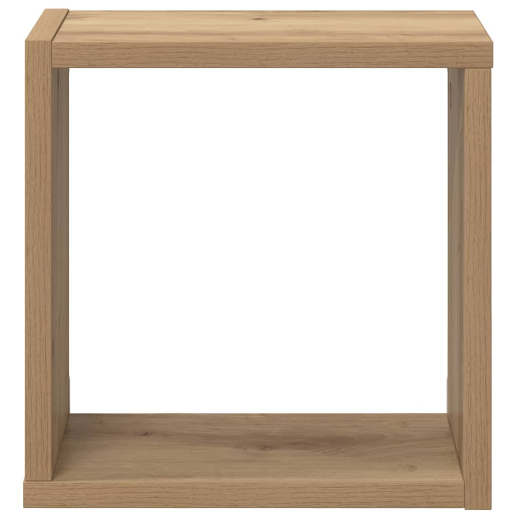 Würfelregale 2 Stk. Weiß 30x15x30 cm