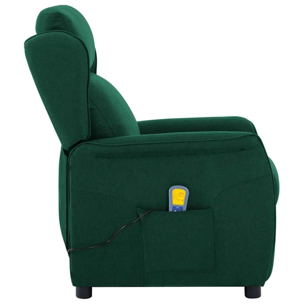 Massagesessel mit Kissen Hellgrau 93,5 x 67,5 x 101,5 cm Stoff