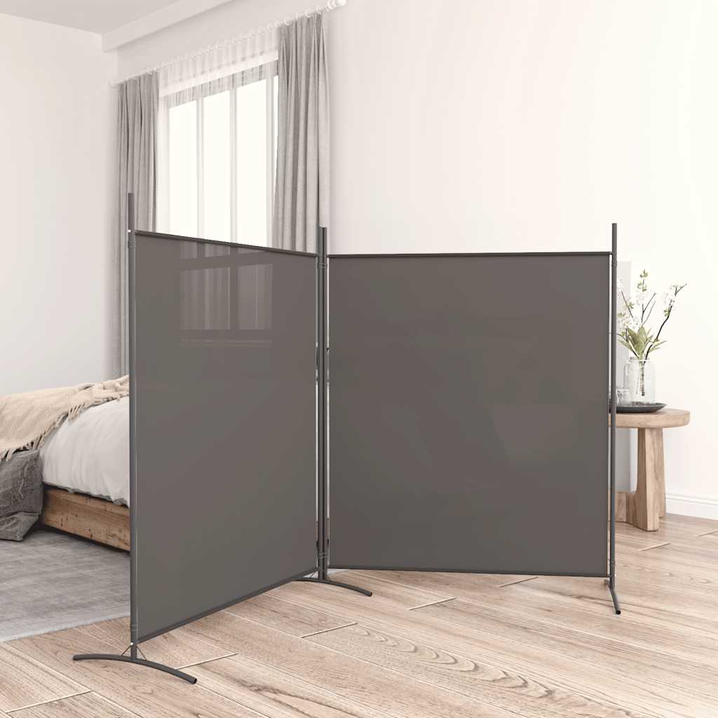 Einzel Panel Raumteiler Beige 175 x 180 cm Stoff