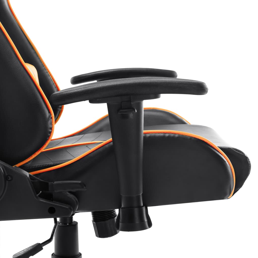 Gaming-Stuhl Schwarz und Blau Kunstleder