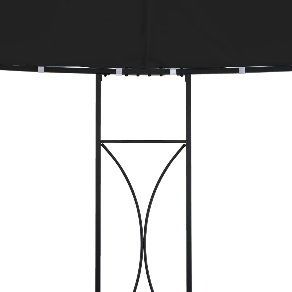 Pavillon 300 x 290 cm Weiß Rund