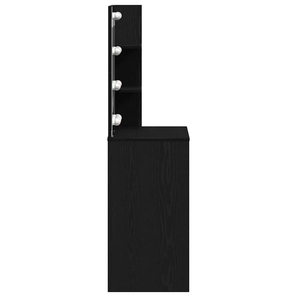 Schminktisch mit LED Weiß 74,5x40x141 cm