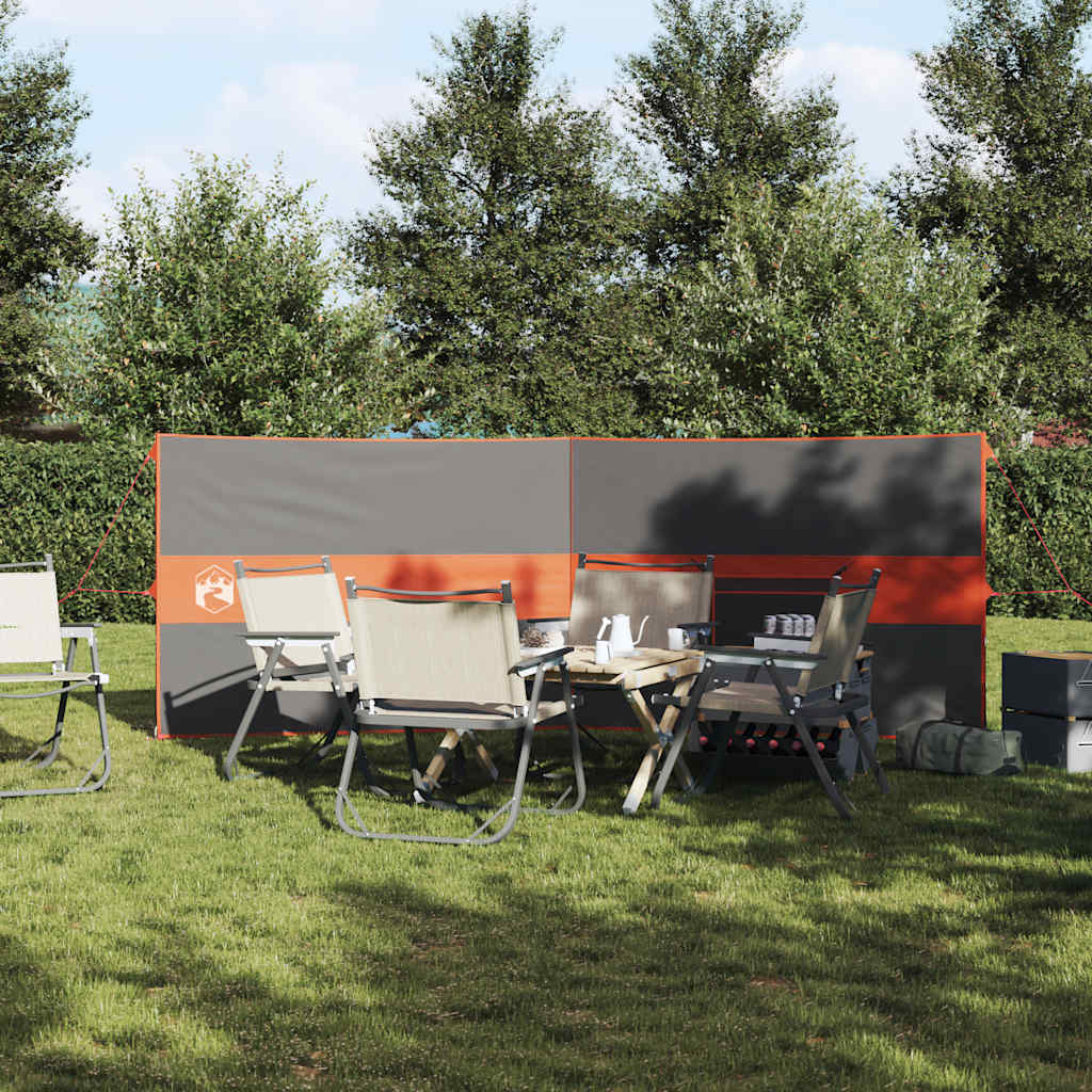 Camping-Windschutz Grün 344x120 cm Wasserdicht