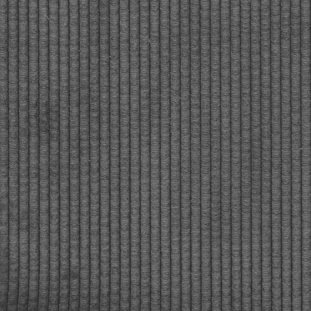 Sofakissen 2 Stück Hellgrau 50 x 30 cm Cordstoff