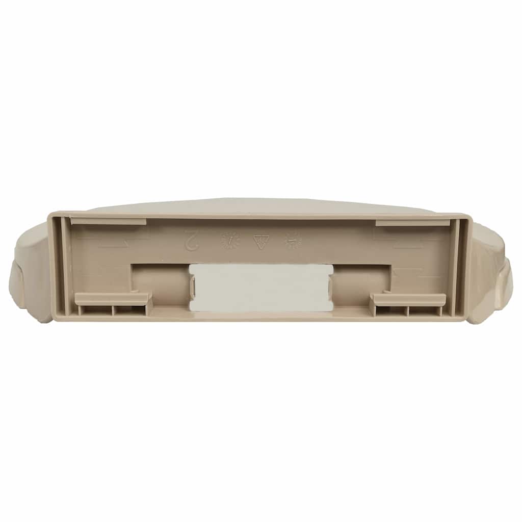 Toilettensitz mit Absenkautomatik Hellgrau Oval