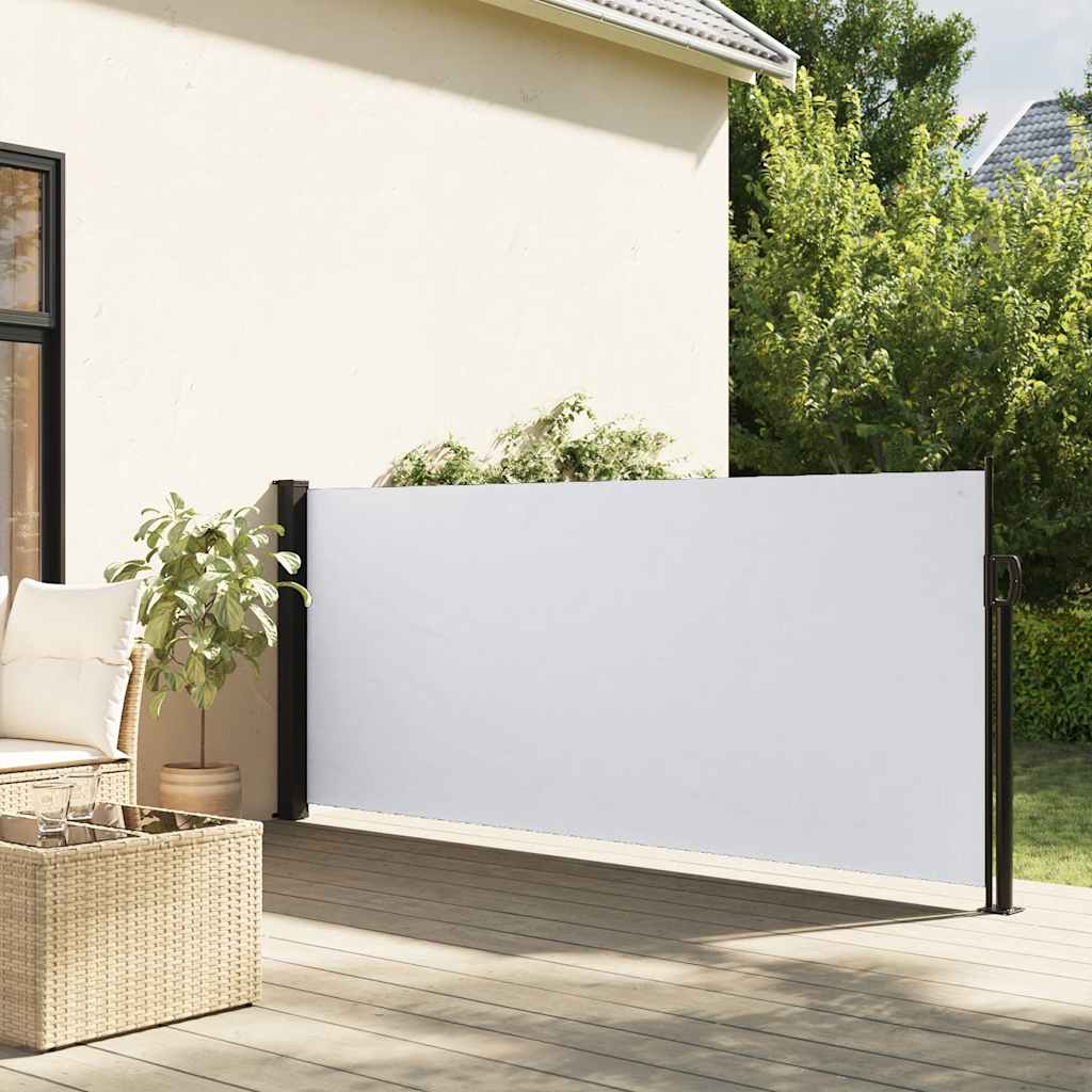 Seitenmarkise Ausziehbar Schwarz 100x300 cm