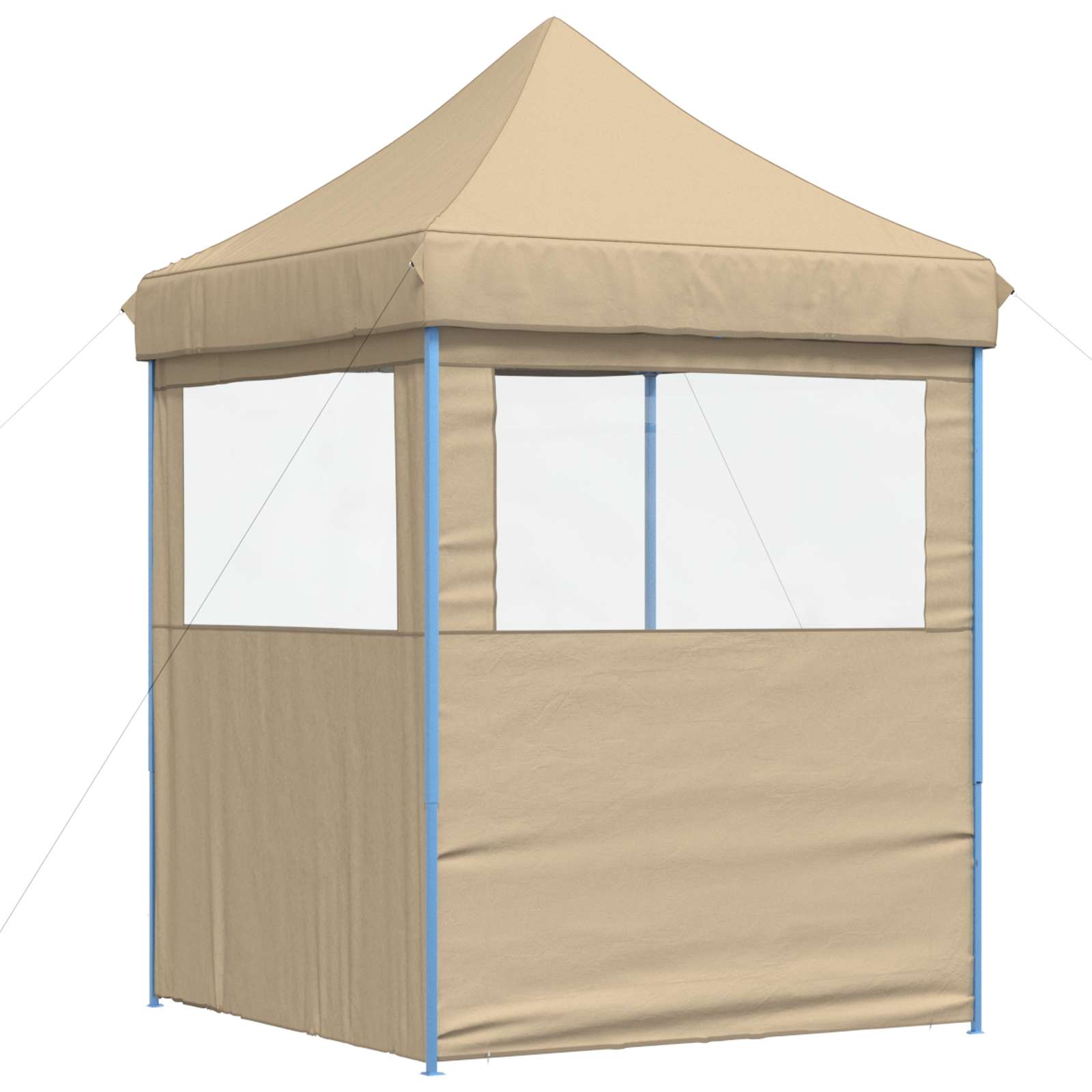 Partyzelt Faltbar Pop-Up Schwarz 200x200x306 cm