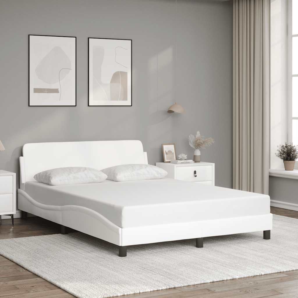 Bettgestell "Dover" Schwarz 80x200 cm Kunstleder